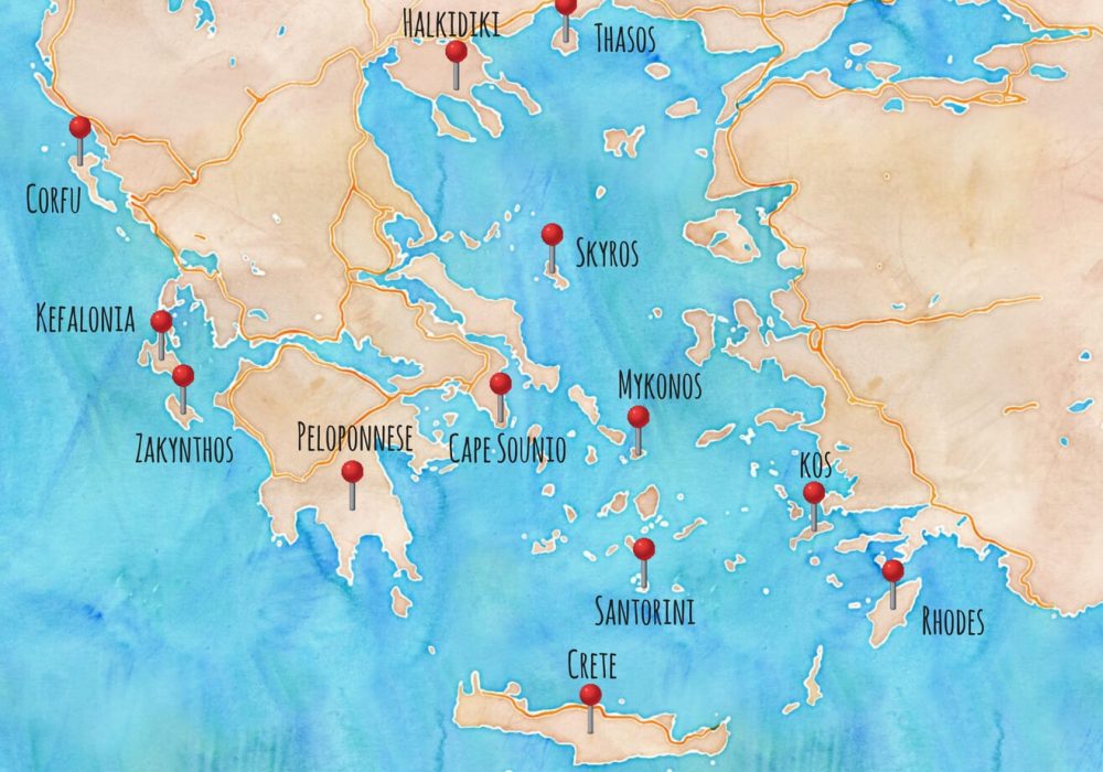praca grecko mapa
